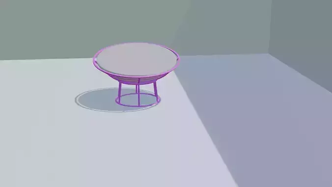 Elliptical Mesh Lounge Chair