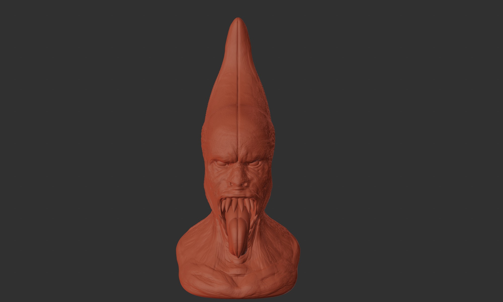 Tongue Demon - Highly Detailed STL for 3D Printing 3D print model_4