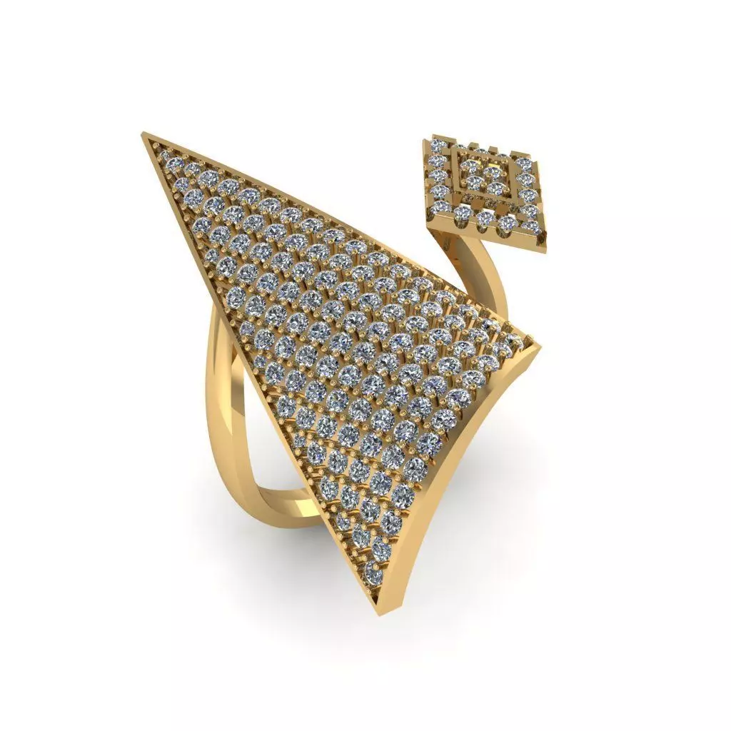 Jewelry 3D Models with render and 3dm stl -R-02 3D print model