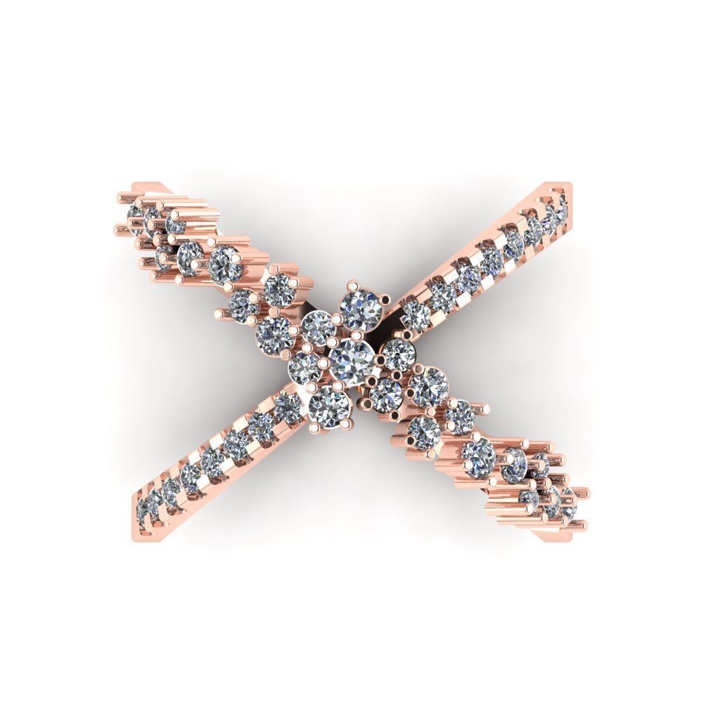 Jewelry 3D Models with render and 3dm stl -R-04 3D print model_10