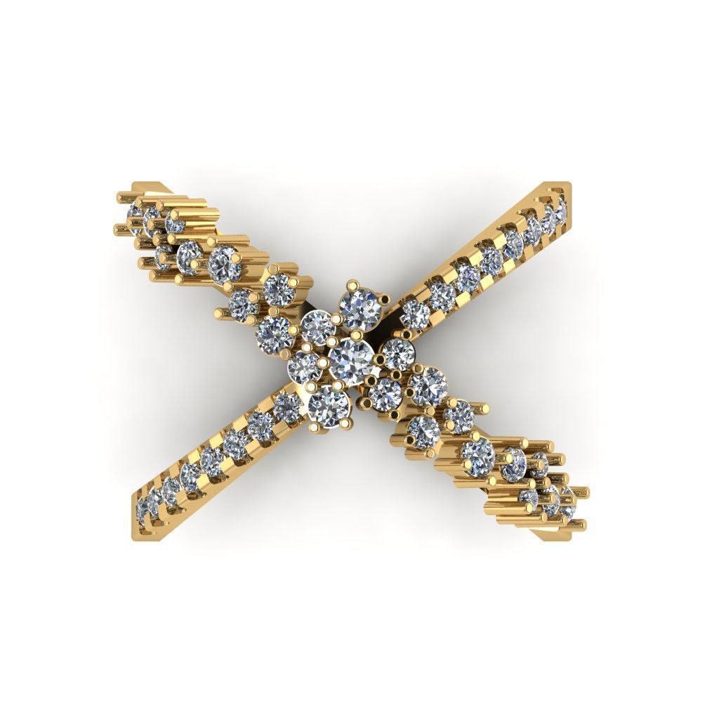 Jewelry 3D Models with render and 3dm stl -R-04 3D print model_12