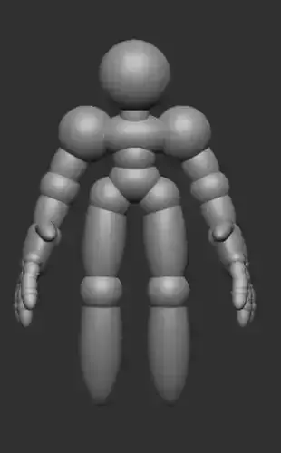 Humanoid Skull for sculpting and animation