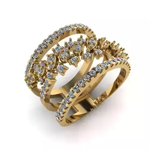 Jewelry 3D Models with render and 3dm  stl -R-06