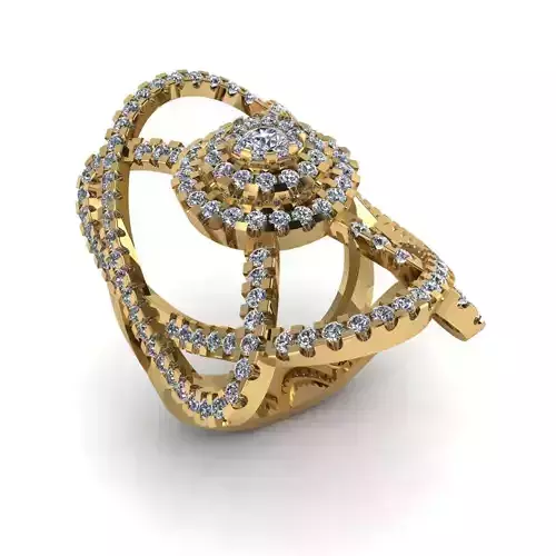 Jewelry 3D Models with render and 3dm  stl -R-07