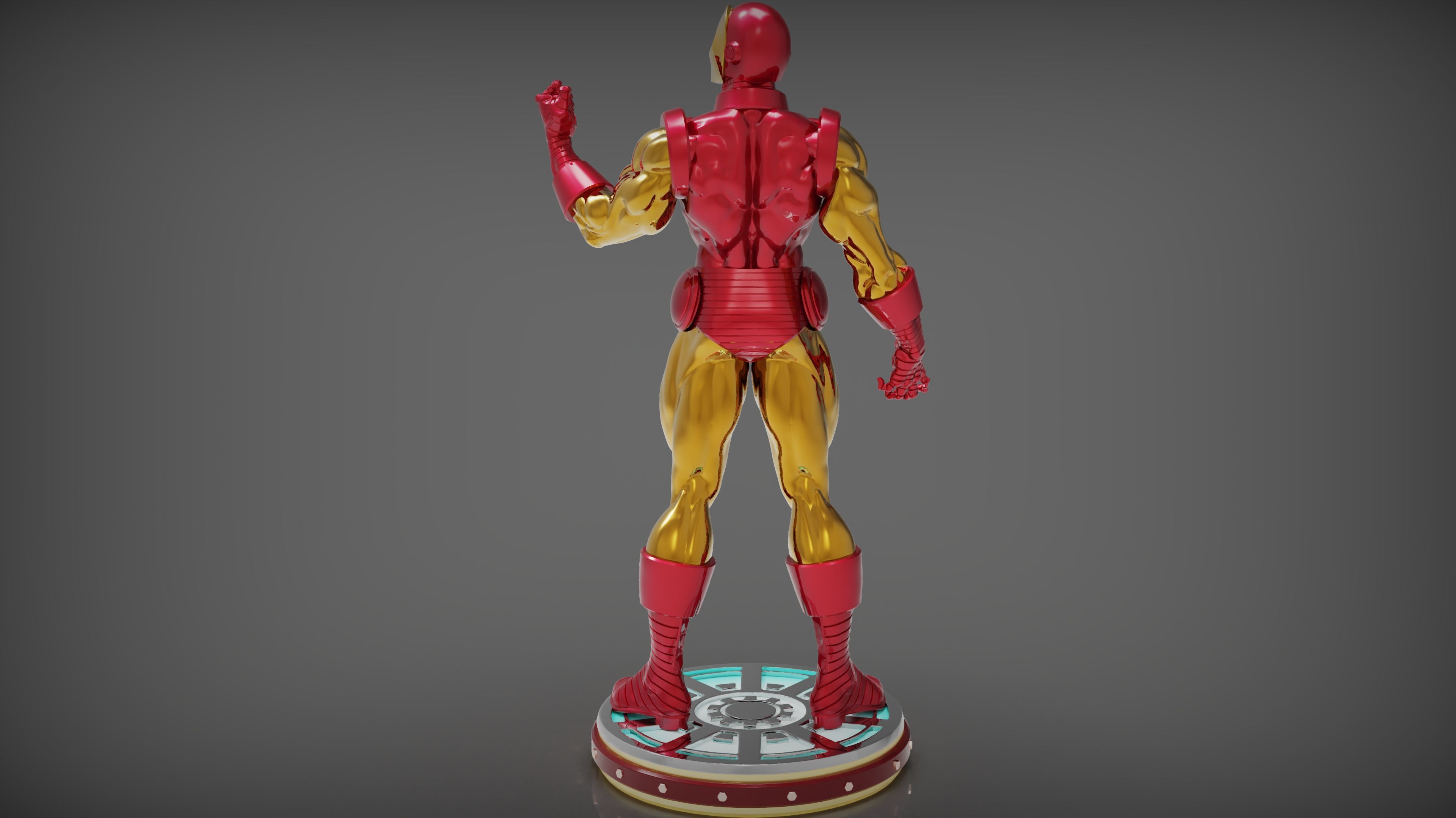 Iron Man 3D print model_2
