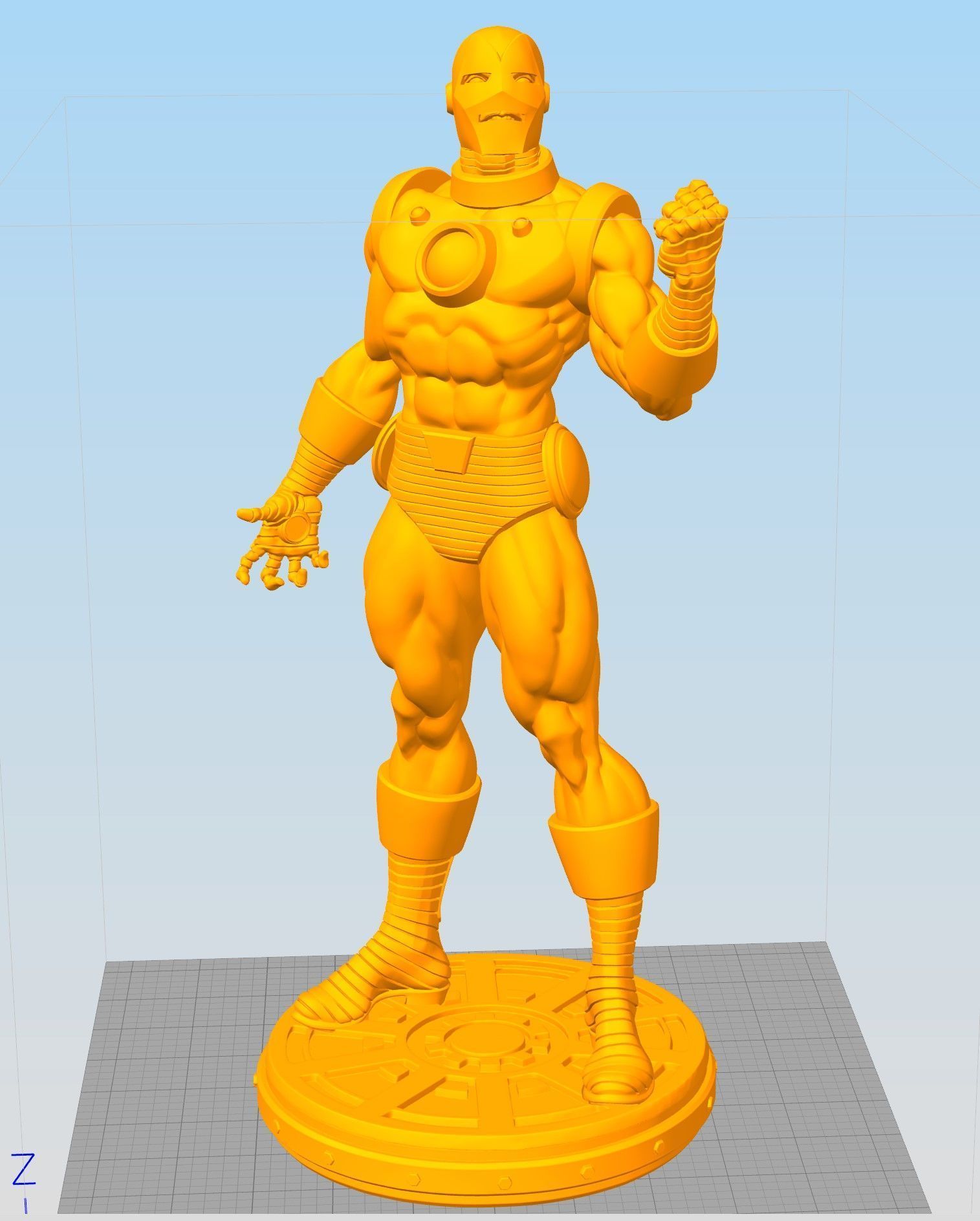 Iron Man 3D print model_7
