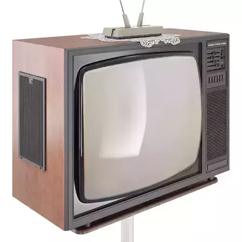 Color TV Rubin C208 3D model