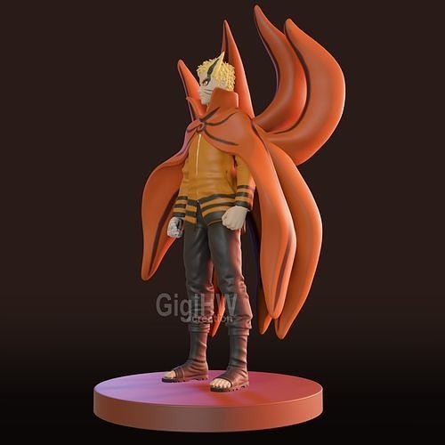 Naruto Barion Mode 3d Print 3D print model