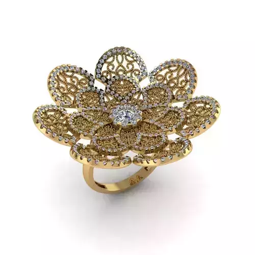 Jewelry 3D Models with render and 3dm  stl -R-09