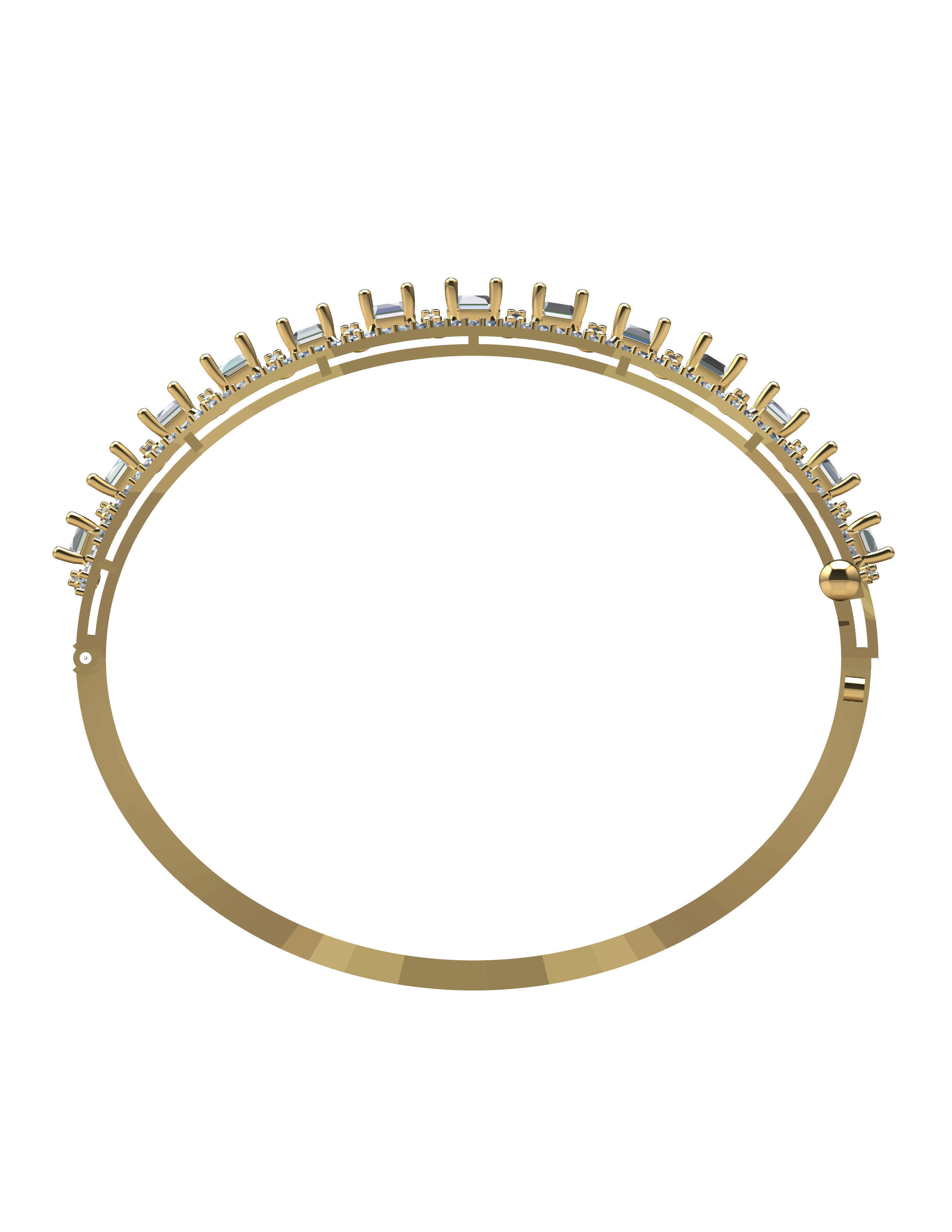 SIMPLEY STYLISH BRESLET 3D print model_2