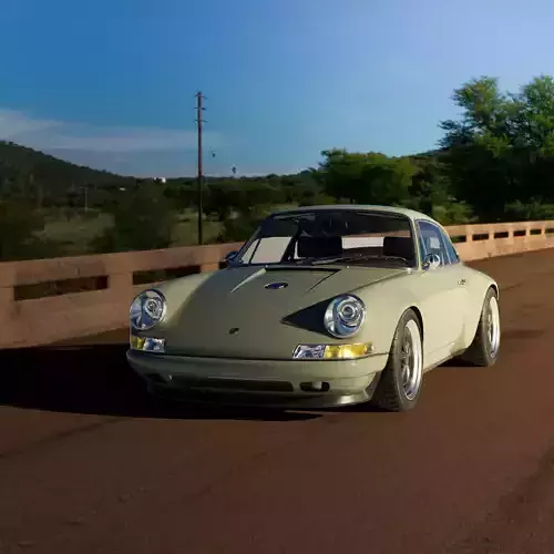 3D Exterior Scene Cars 05