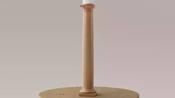 Porta velas - Candelabro - columna neoclasica 3D print model