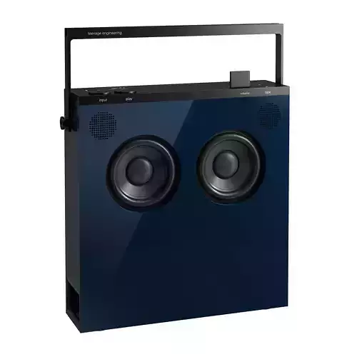 OB-4 Bluetooth Loudspeaker Navy by Teenage Engineering