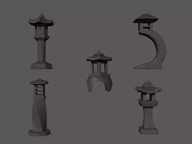  Set Japanese Stone 01