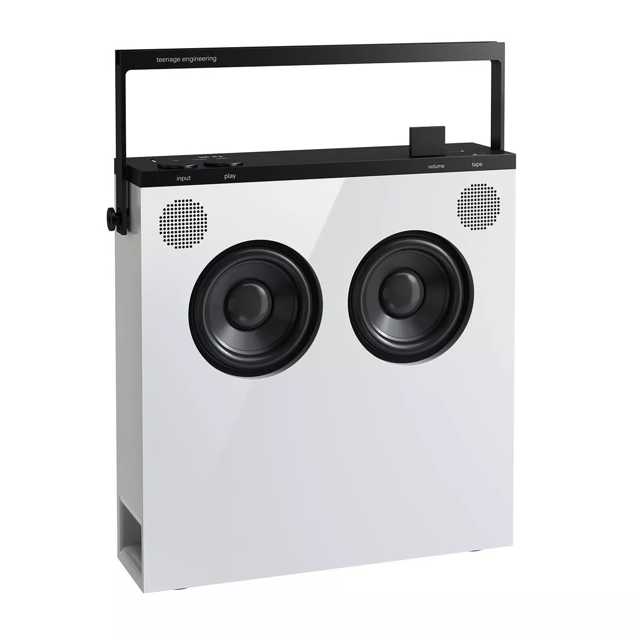 OB-4 Bluetooth Loudspeaker White by Teenage Engineering 3D model_0