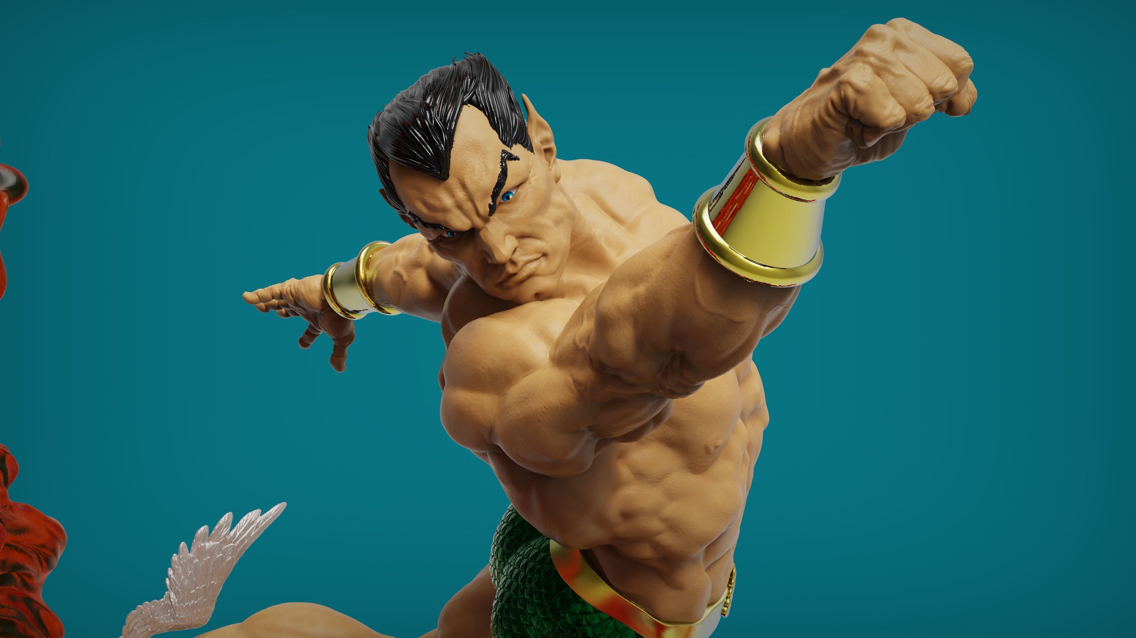 The Submariner Dynamic Pose 3D print model_1