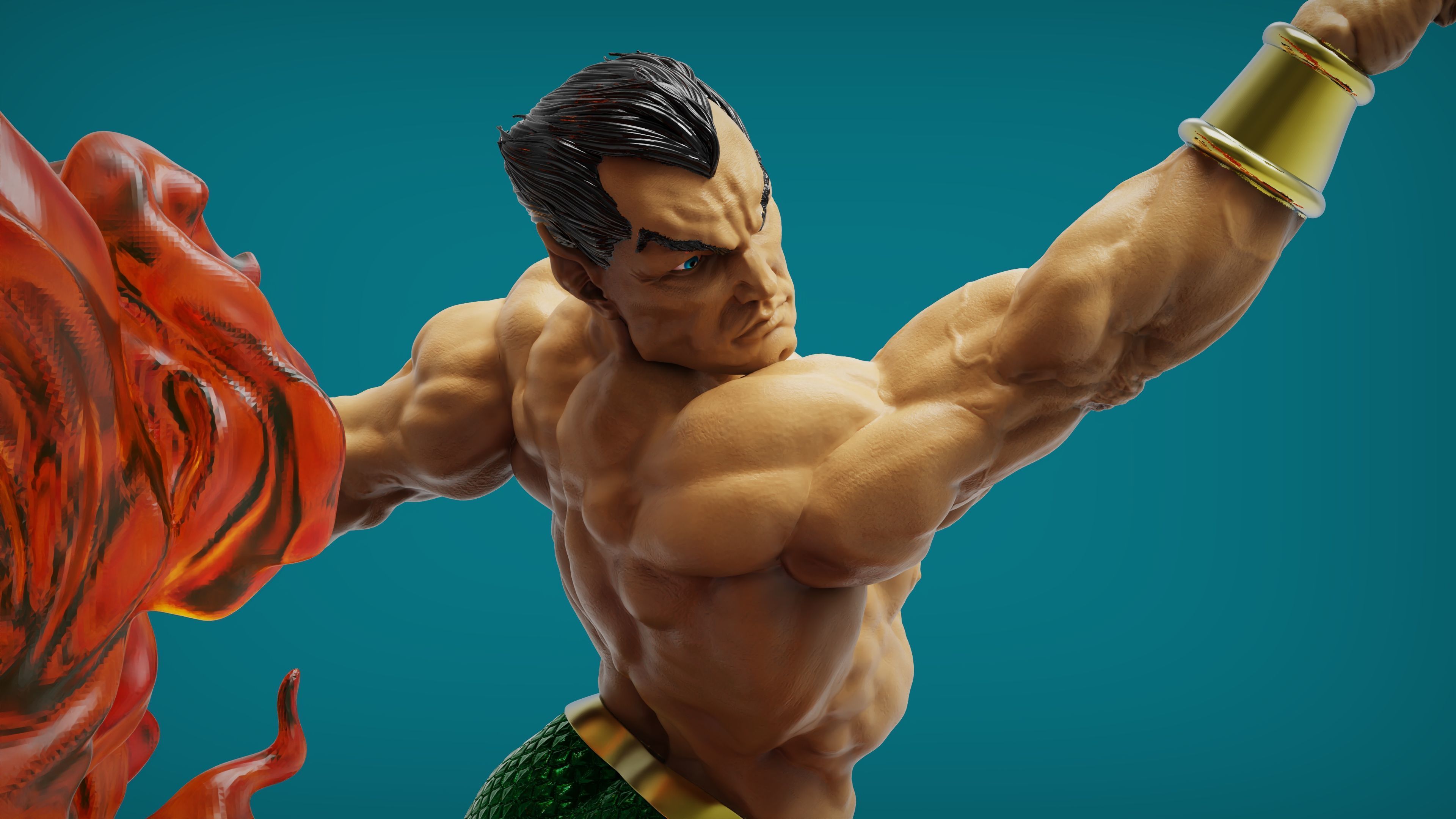 The Submariner Dynamic Pose 3D print model_2