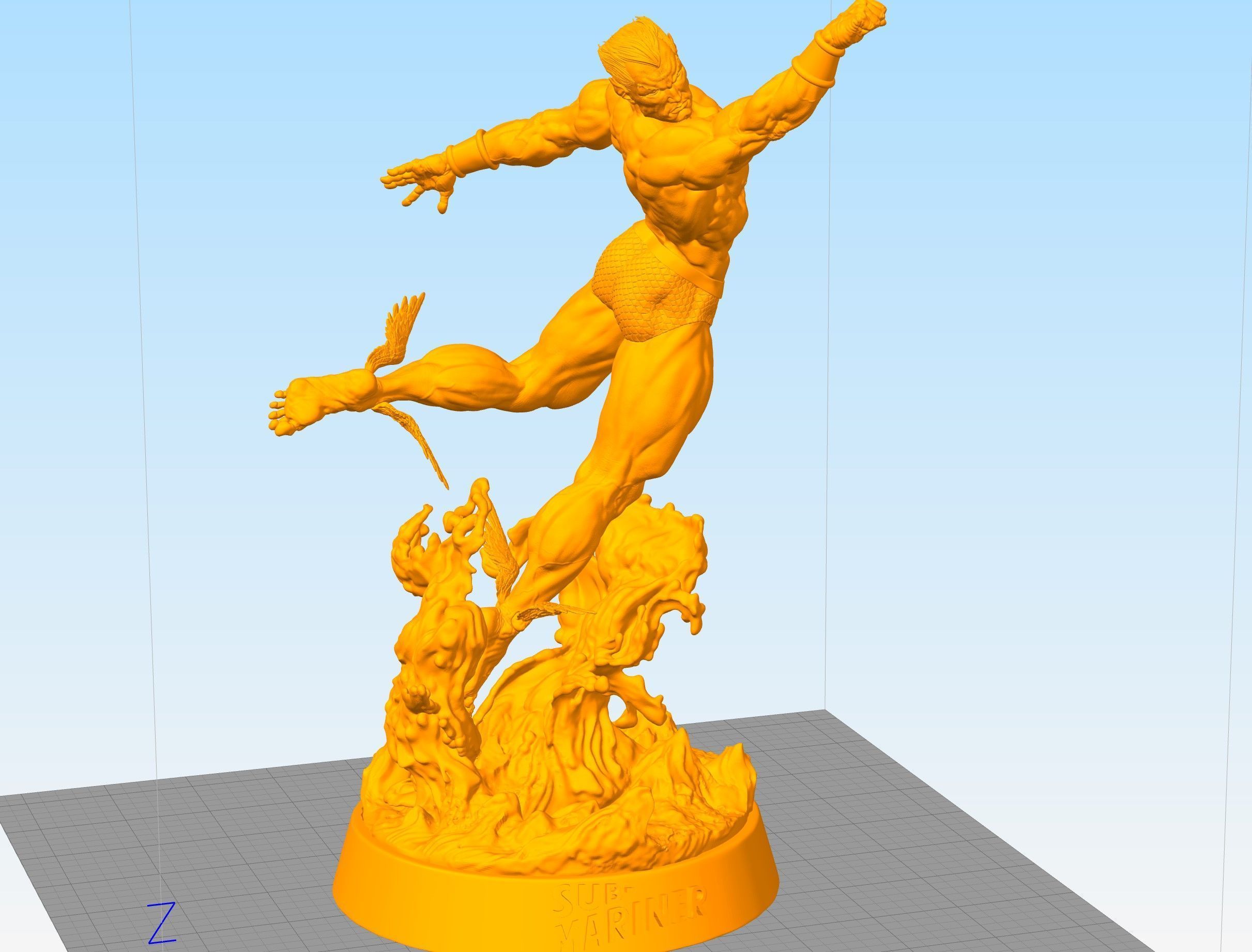 The Submariner Dynamic Pose 3D print model_4