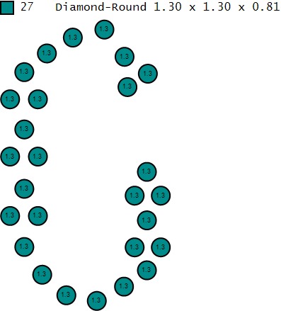 GOLDEN ALPHABET G PENDANT 3D PRINTABLE MODEL 3D print model_5