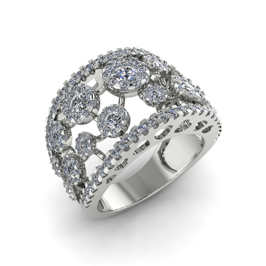 Jewelry 3D Models with render and 3dm stl -R-12 3D print model_2