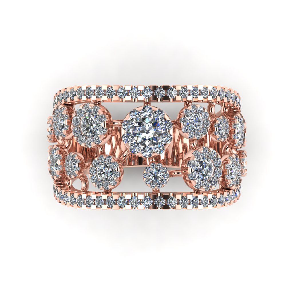 Jewelry 3D Models with render and 3dm stl -R-12 3D print model_10