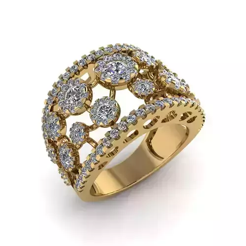 Jewelry 3D Models with render and 3dm  stl -R-12