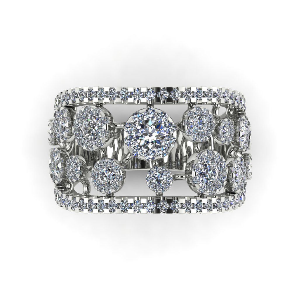 Jewelry 3D Models with render and 3dm stl -R-12 3D print model_11