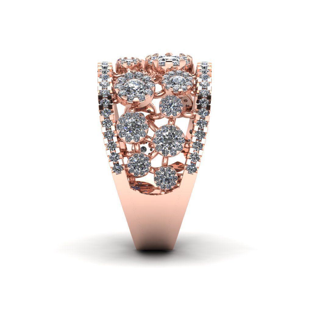 Jewelry 3D Models with render and 3dm stl -R-12 3D print model_7