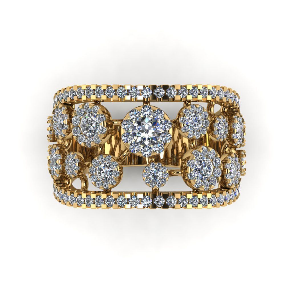 Jewelry 3D Models with render and 3dm stl -R-12 3D print model_12