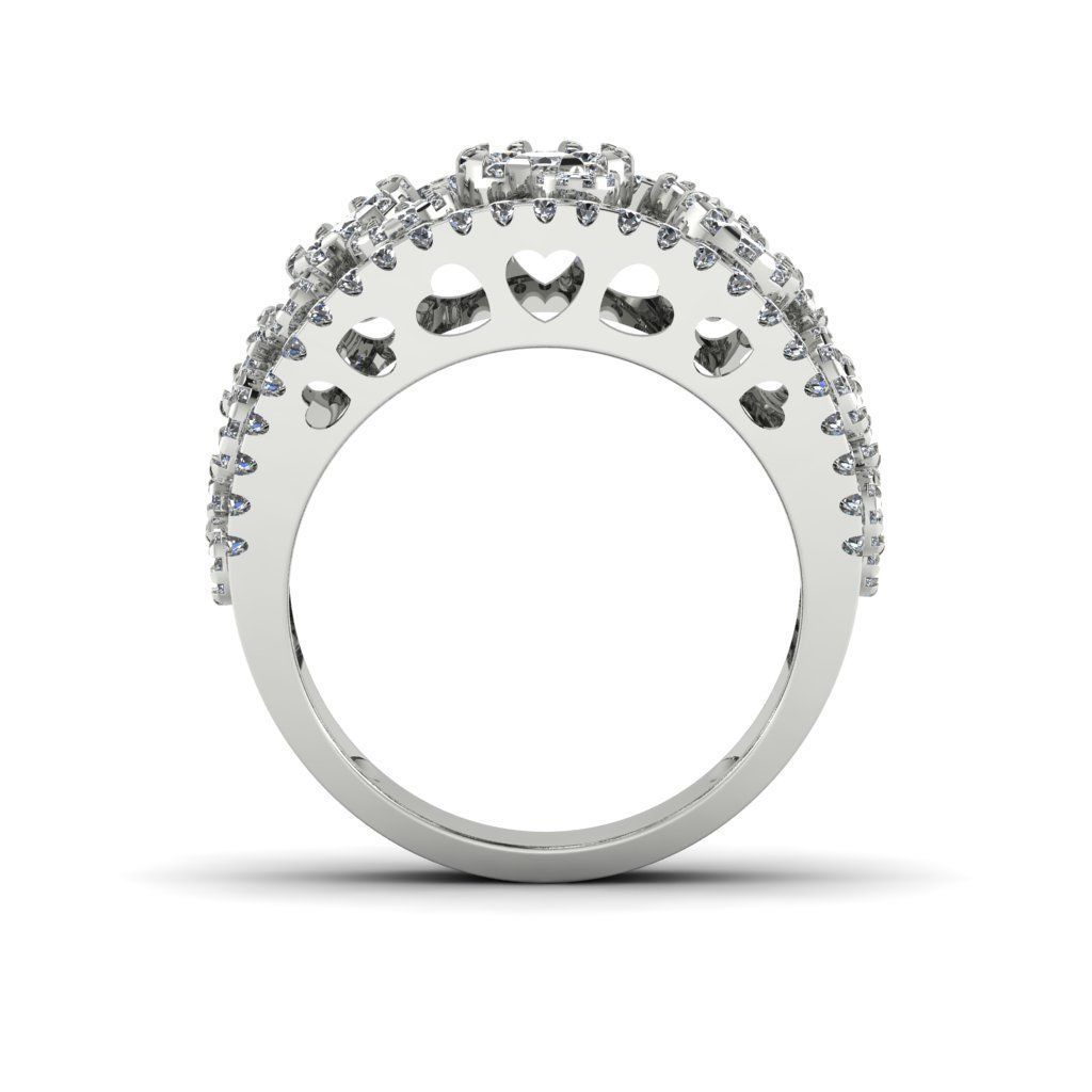 Jewelry 3D Models with render and 3dm stl -R-12 3D print model_5