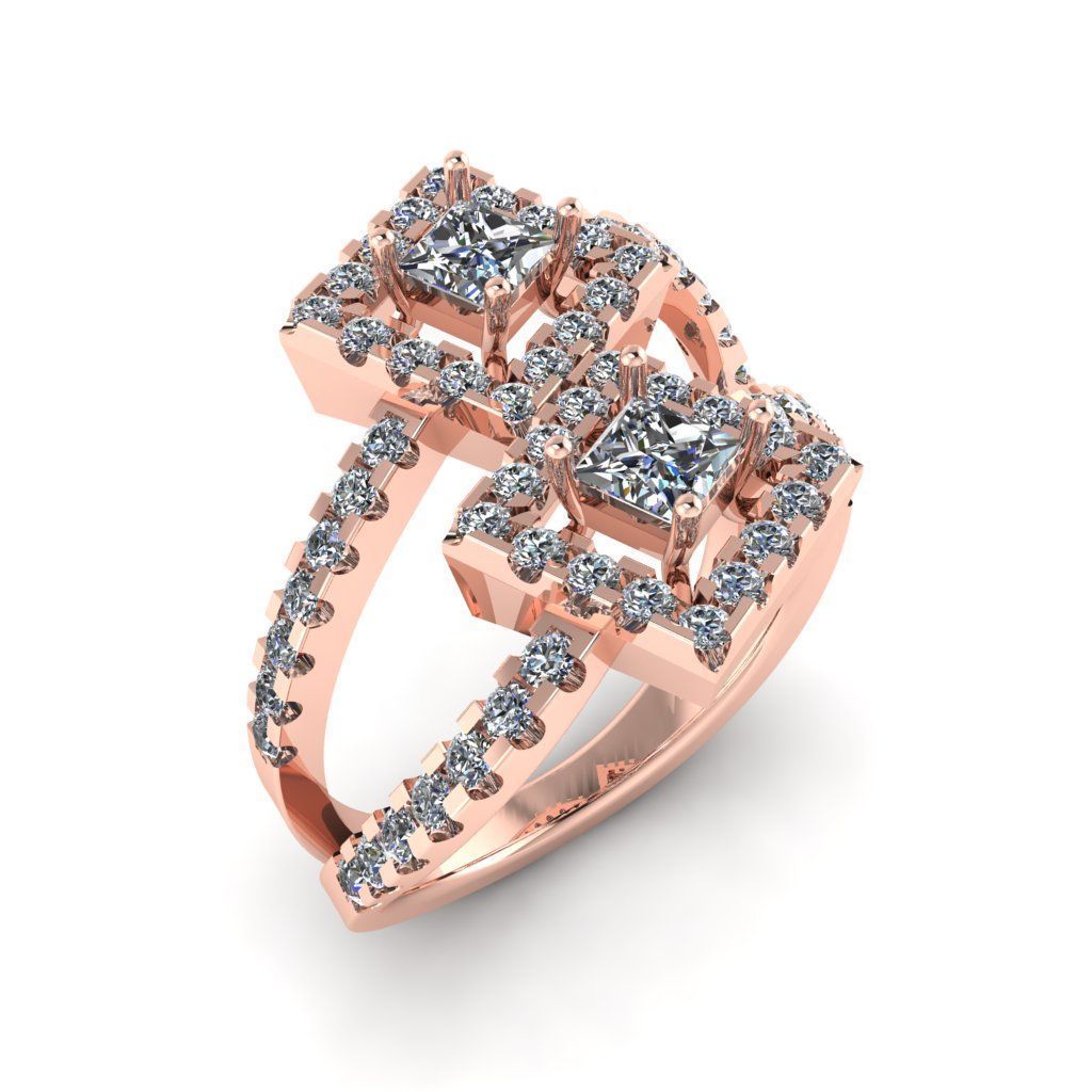 Jewelry 3D Models with render and 3dm stl -R-13 3D print model_1