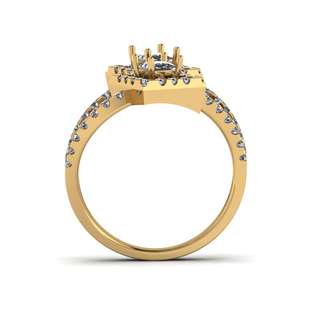 Jewelry 3D Models with render and 3dm stl -R-13 3D print model_6