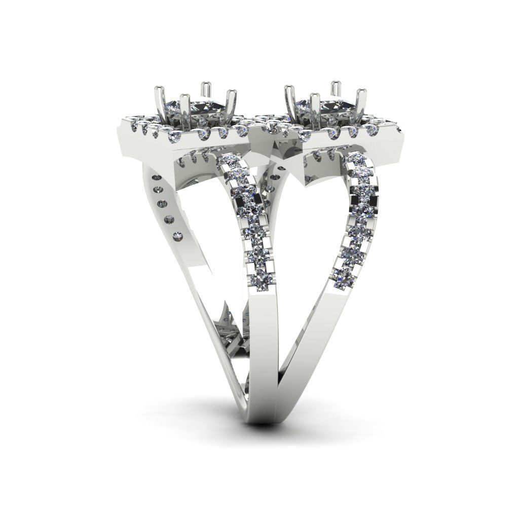 Jewelry 3D Models with render and 3dm stl -R-13 3D print model_8