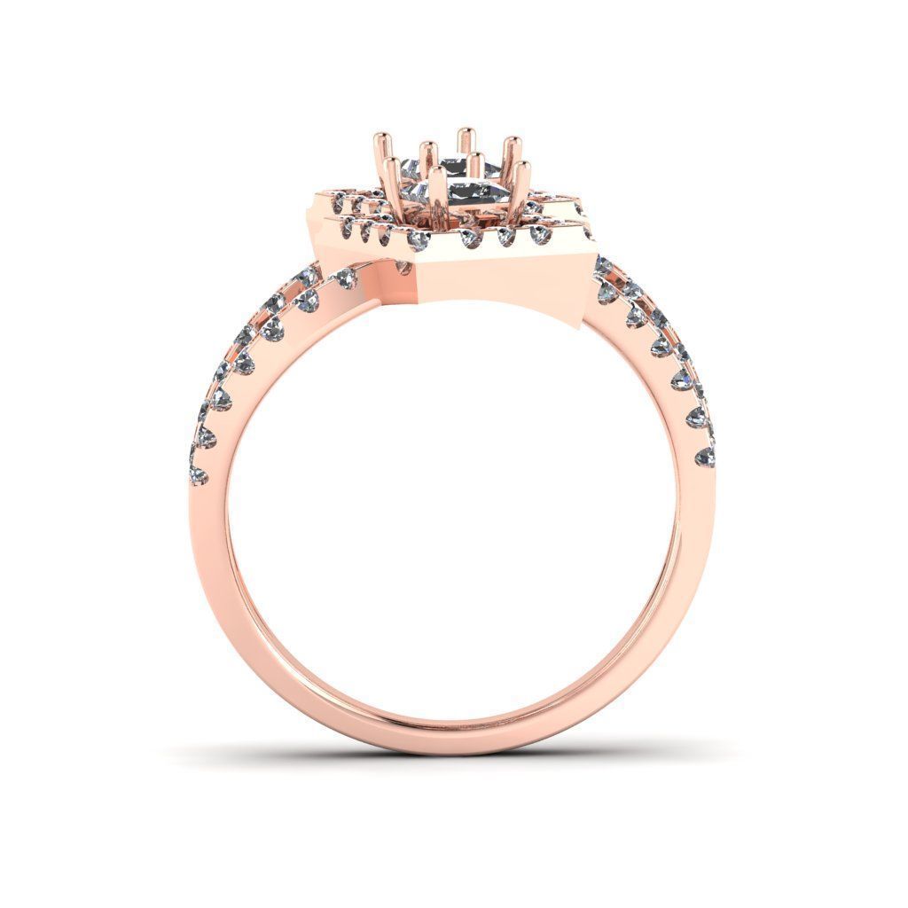 Jewelry 3D Models with render and 3dm stl -R-13 3D print model_4