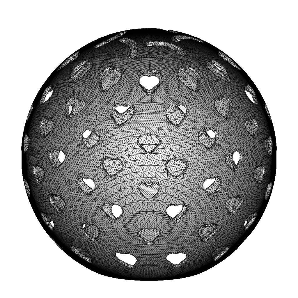 Fancy Lamp Top Cover 3D print model_3