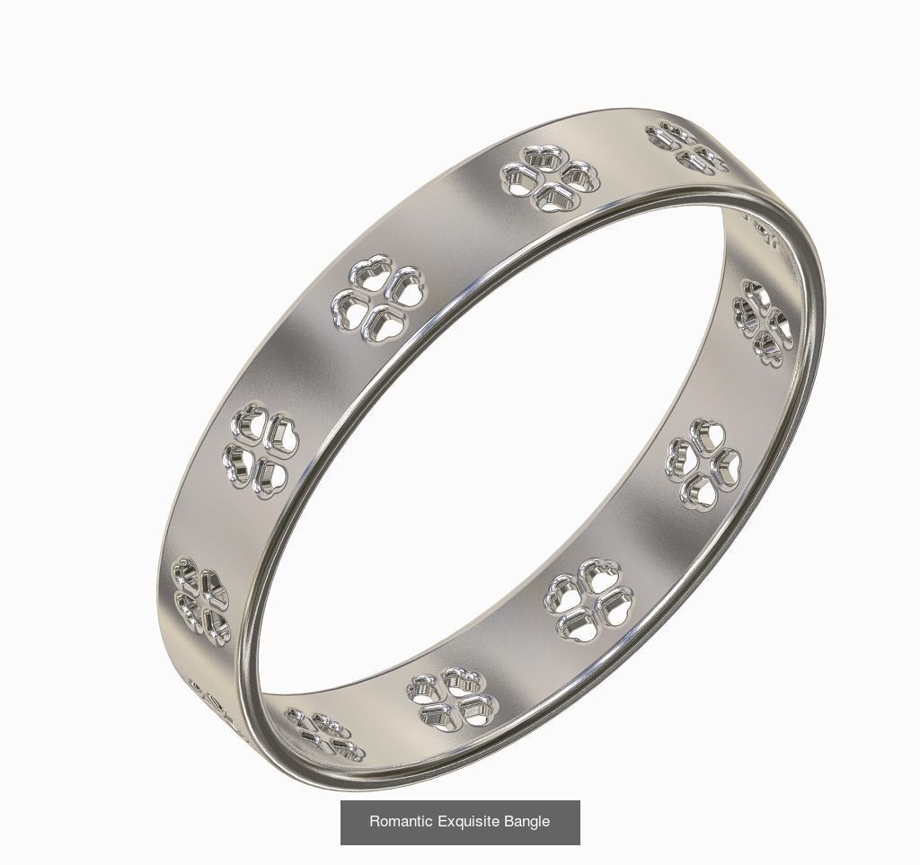 EXQUISITE FASHION JEWELRY PACK 3D Model Collection_16