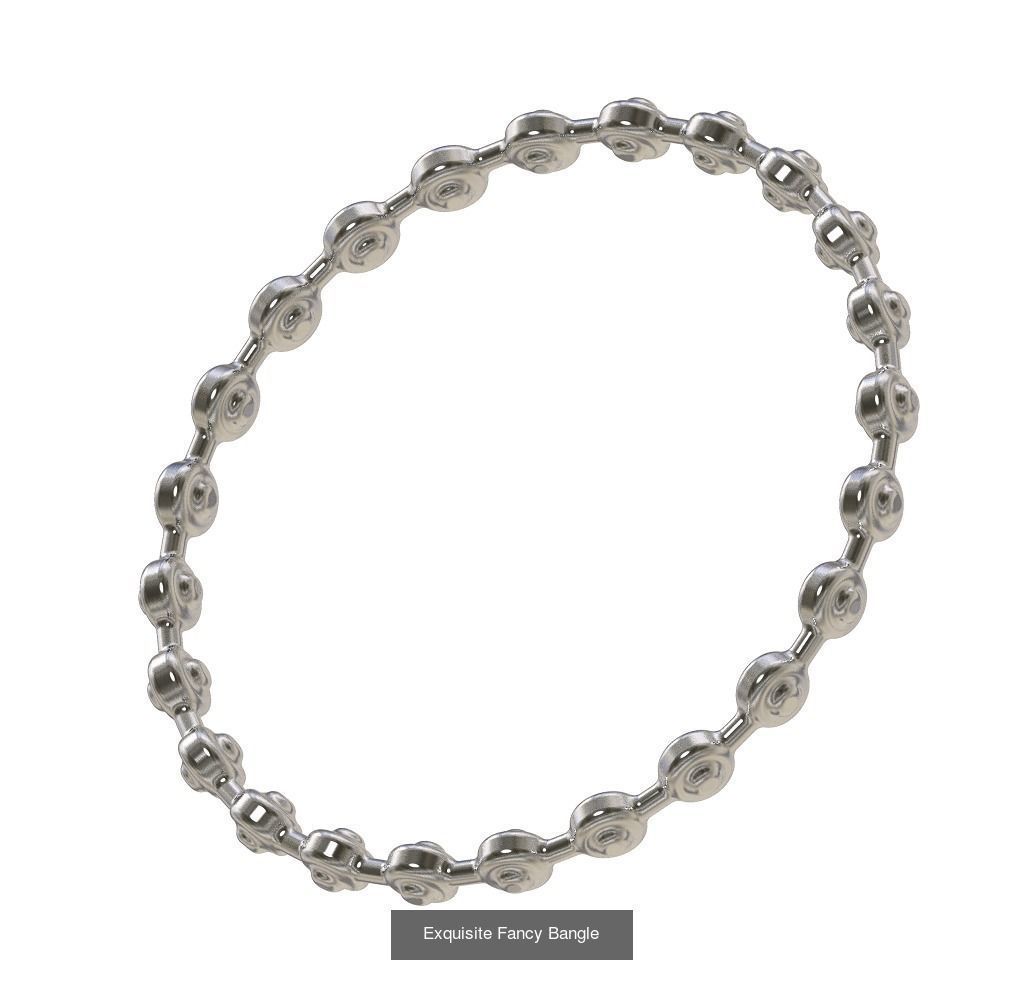 EXQUISITE FASHION JEWELRY PACK 3D Model Collection_5