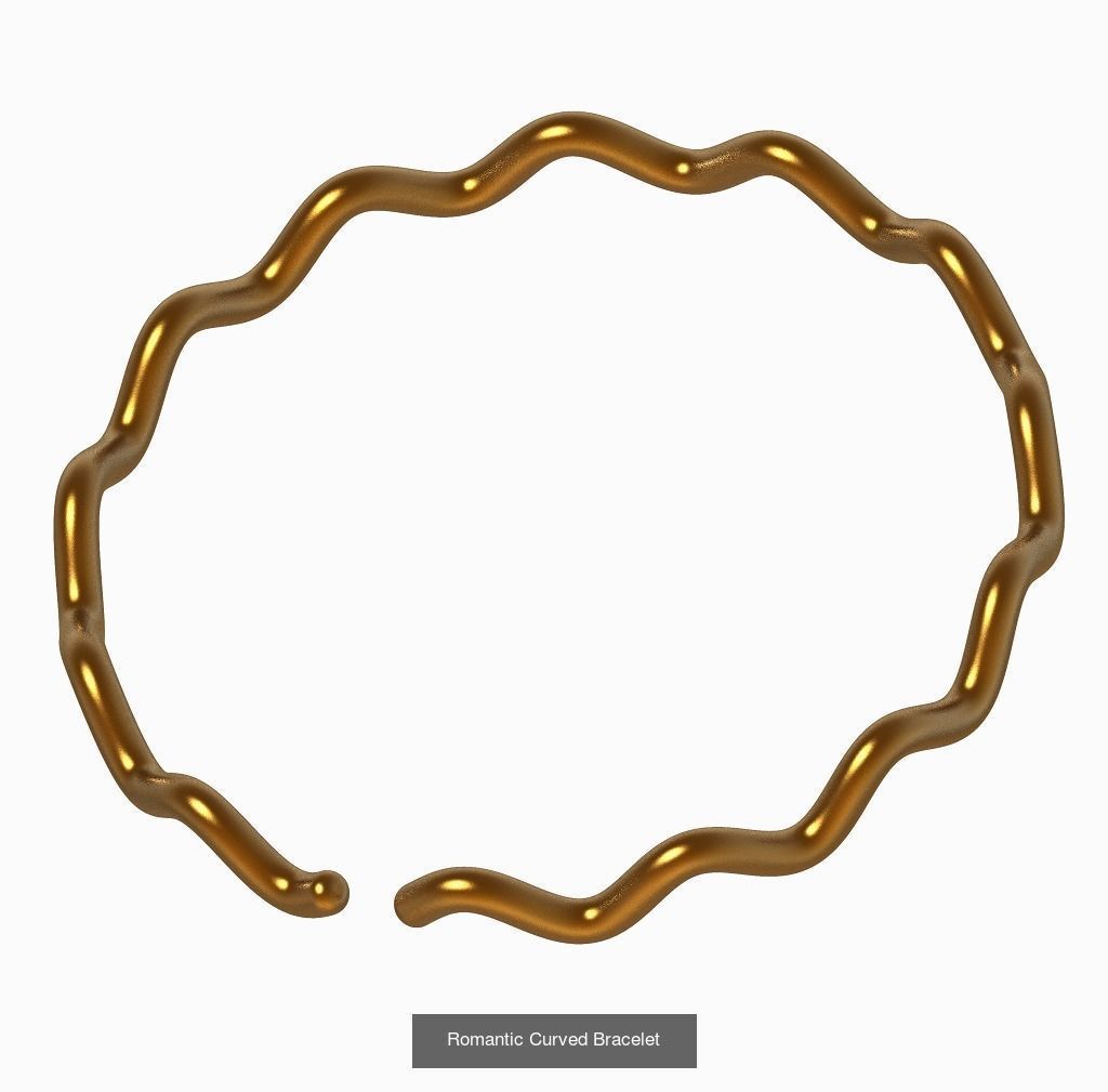 EXQUISITE FASHION JEWELRY PACK 3D Model Collection_12