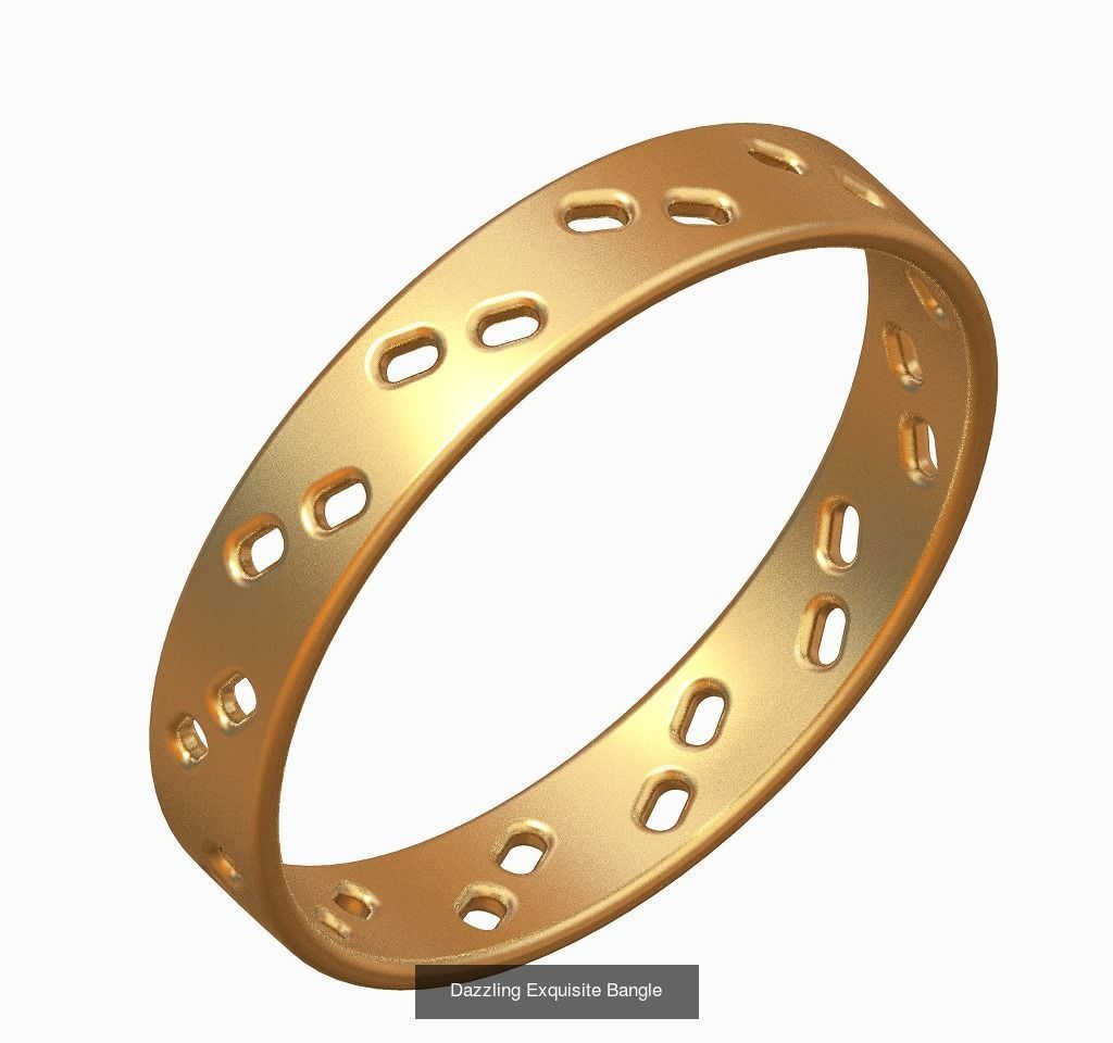 EXQUISITE FASHION JEWELRY PACK 3D Model Collection_14