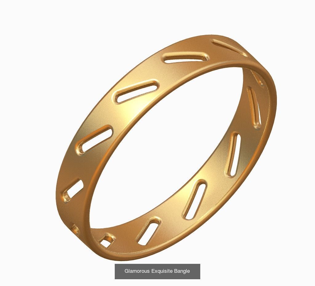 EXQUISITE FASHION JEWELRY PACK 3D Model Collection_13