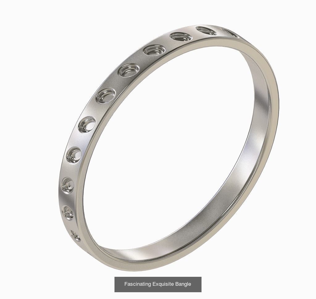 EXQUISITE FASHION JEWELRY PACK 3D Model Collection_15