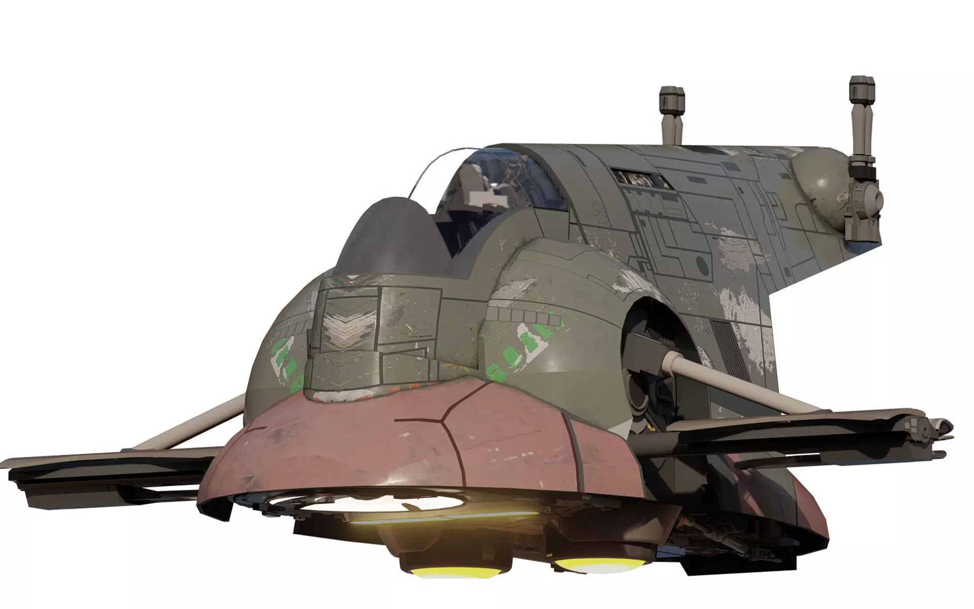 Slave 1 STAR WARS 3D model_0