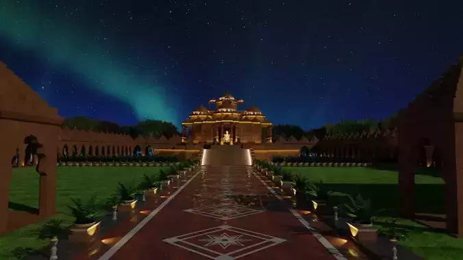 A Hindu Temple Akshardham Mandir Delhi