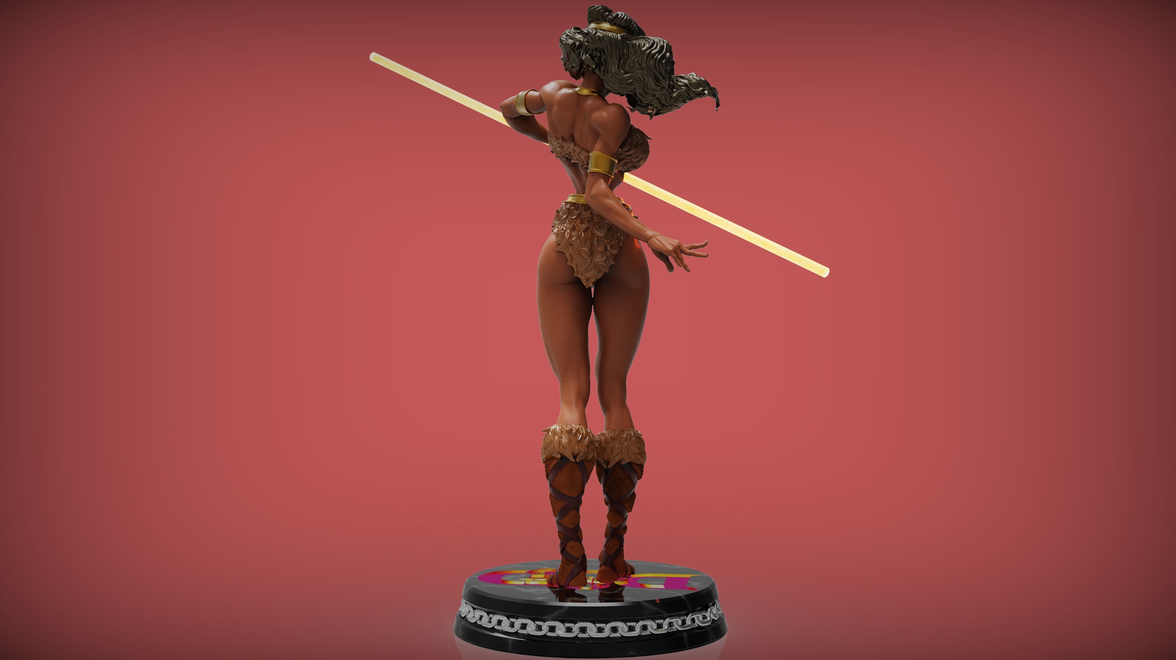 Diana The acrobat 3D print model_2
