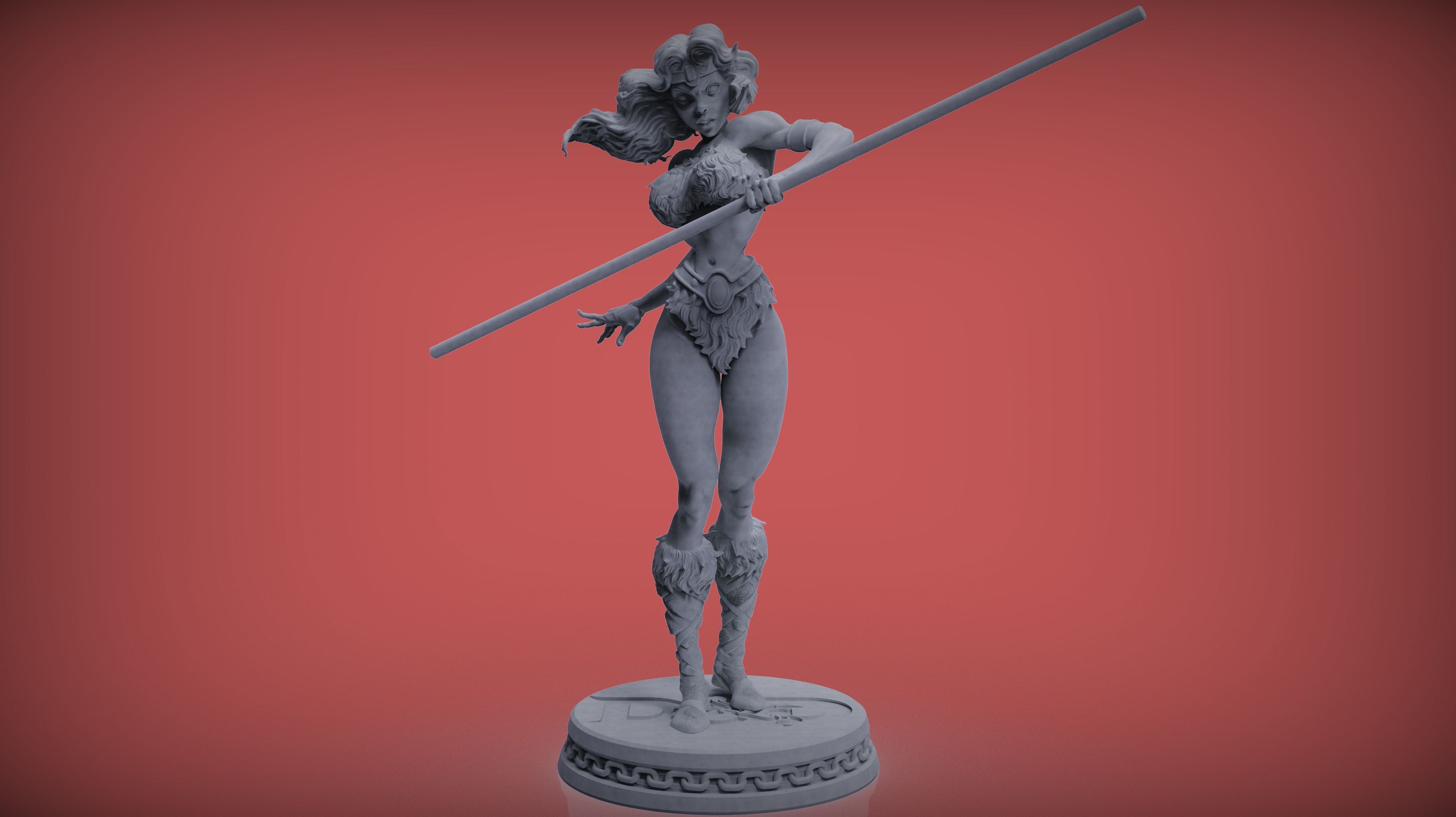 Diana The acrobat 3D print model_5