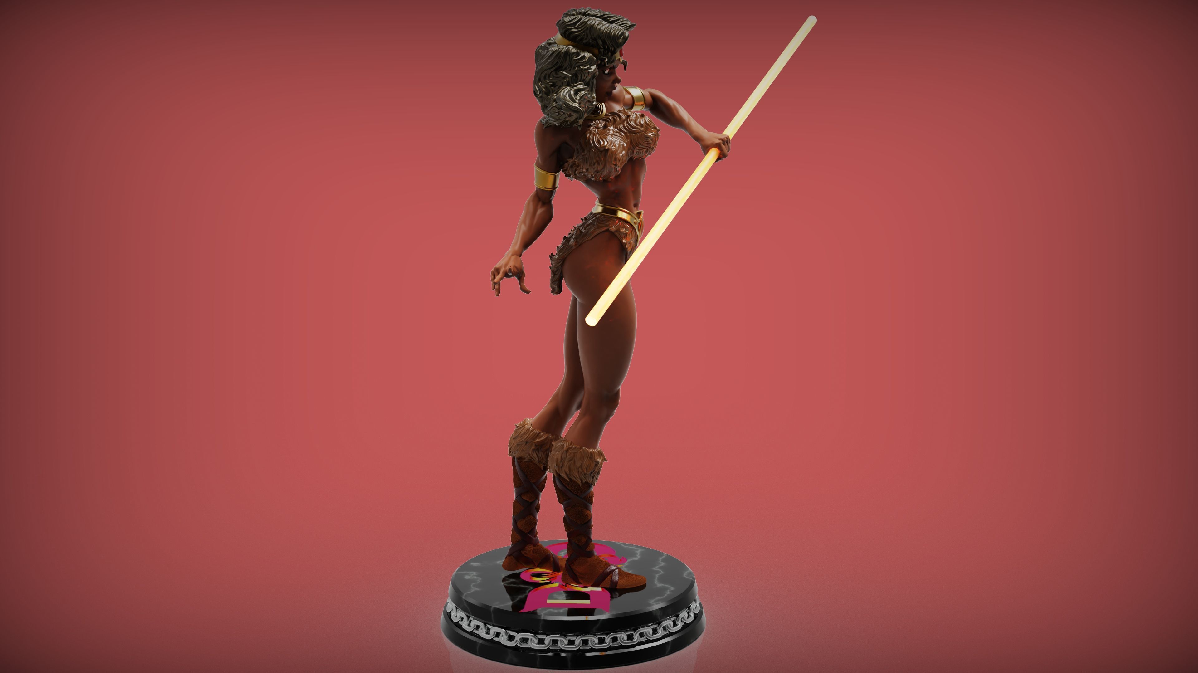 Diana The acrobat 3D print model_3