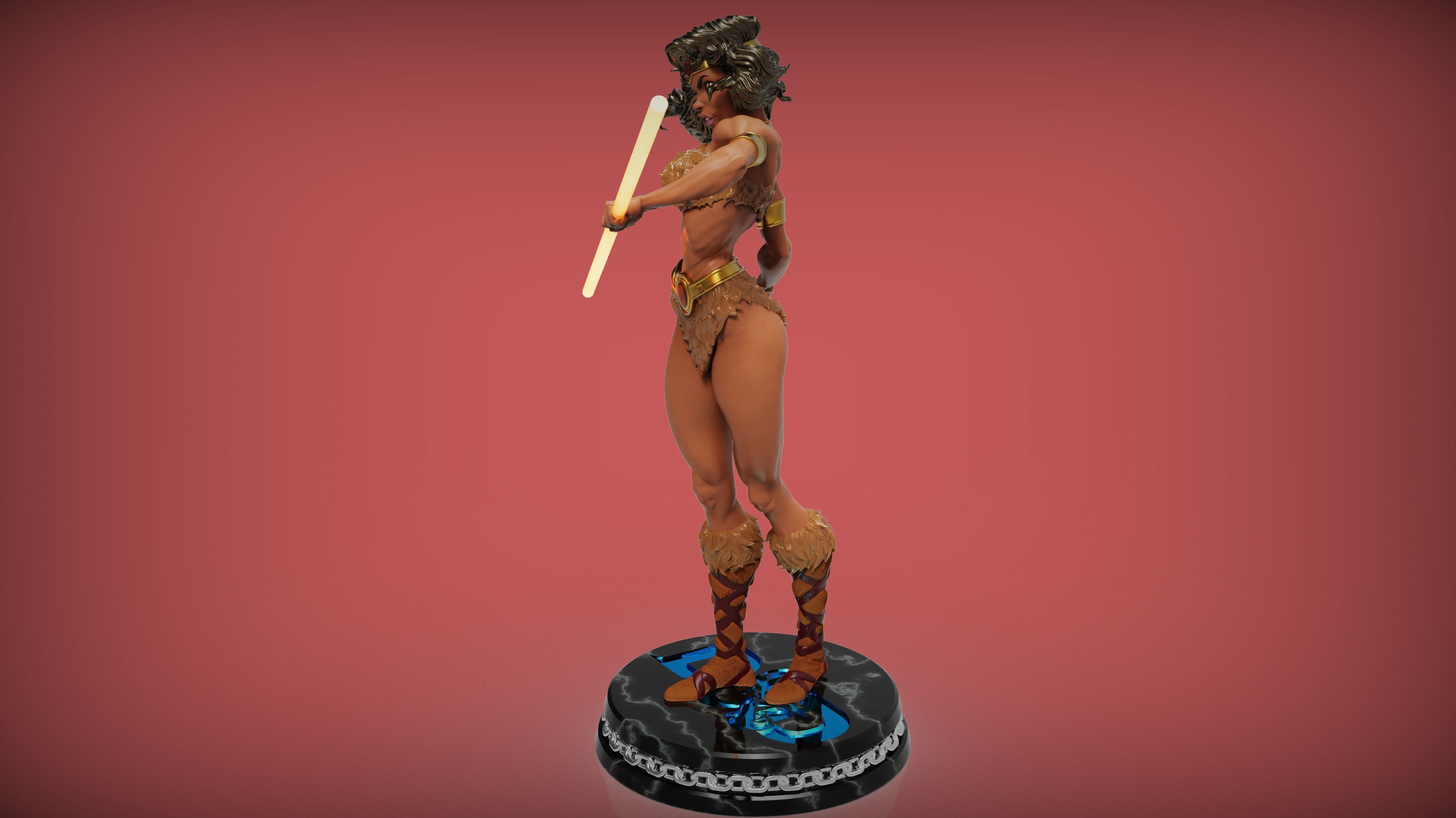 Diana The acrobat 3D print model_1