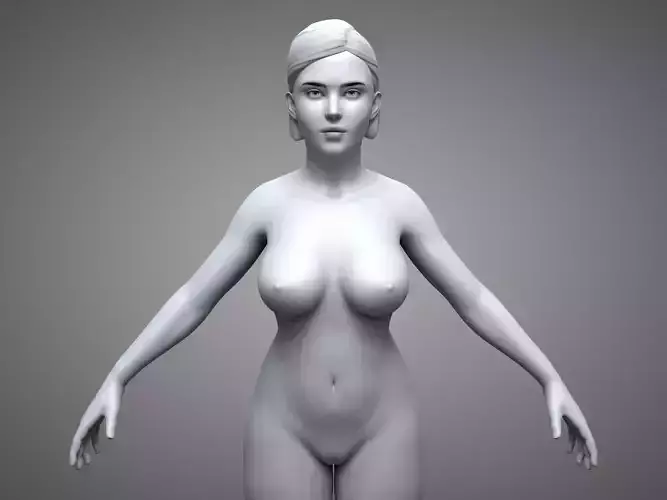 Female Body 3D model Female Body 3D model