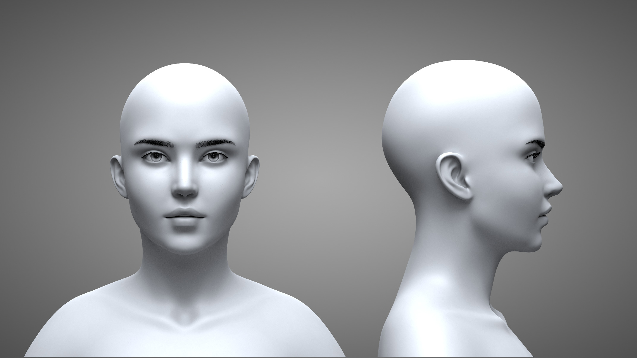 Female Body 3D model_10