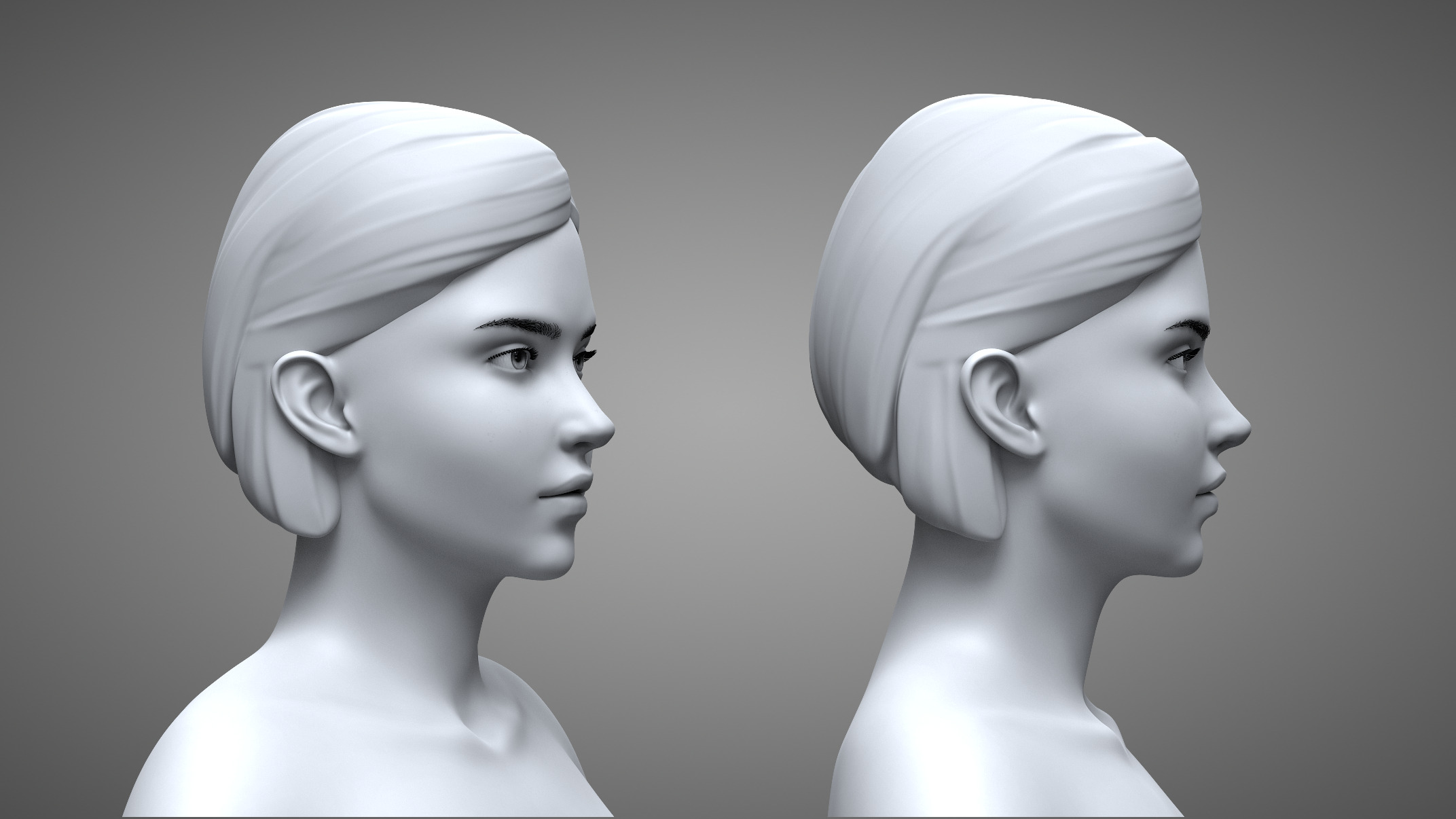 Female Body 3D model_8